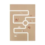 Puck Playmat Road - Brown Sandy