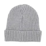 Puck Knit Muts - Light Grey Melange
