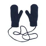 Puck Knit Wanten - Navy