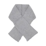 Puck Knit Sjaal - Light Grey Melange