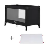 Qute Q-Sleep Campingbed Easyfold + Q-Matti Matras incl. Hoes - Ebony