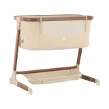 Qute Q-Wiggle Electric Co-Sleeper Cream - Hazel