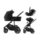 Britax Römer Smile 5Z Kinderwagen 2-in-1 - Space Black | Autostoel BABY-SAFE PRO - Style Carbon Black