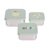Lässig Snackbox Roestvrij Staal Happy Fruits Lemon 3 Stuks