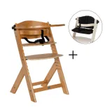 TWF Boris Meegroeistoel - Naturel + Ralph Boyer Stoelverkleiner Nylon - Zwart