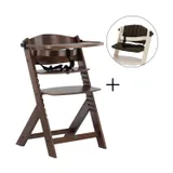 TWF Boris Meegroeistoel - Walnoot + Ralph Boyer Stoelverkleiner Nylon - Groen