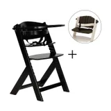 TWF Boris Meegroeistoel - Zwart + Ralph Boyer Stoelverkleiner Nylon - Groen