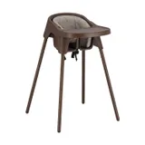 Stoohl Kinderstoel incl. Zitverkleiner + Eetblad + Tuigje - Chocolate