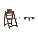 Kidsmill Up! Kinderstoel Incl. Houten Babyset - Walnoot