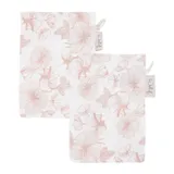 Witlof For Kids Washand - Hydrofiel - 2-Pack - Flower Powder