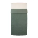 Witlof For Kids Ledikantdeken Tuck-Inn Forest Green Velvet Rib 60 x 120 cm