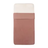 Witlof For Kids Wiegdeken Tuck-Inn Dusty Pink Velvet Rib 40 x 80 cm