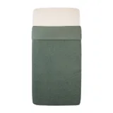 Witlof For Kids Wiegdeken Tuck-Inn Forest Green Velvet Rib 40 x 80 cm