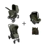 ABC Design Kinderwagen Sierra 3-in-1 Set - Pea