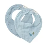 Little Dutch Pure Bandana Slab - Set Van 2 - Denim Blue 