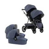 Redsbaby Nuvo Twin Kinderwagen - Blue Slate