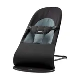 BabyBjörn Balance Wipstoel - Soft Geweven Jersey - Zwart/Grijs