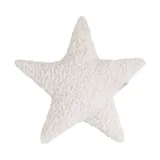 Baby's Only Kussen - Ster Teddy - Snow - Wolwit