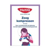 HeltiQ Zoogkompres Voorgevormd - 30 stuks - Wit