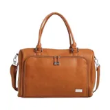 Isoki Double Zip Satchel - Avalon/Tan