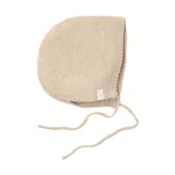Little Dutch Gebreide Muts - Soft Beige Melee – 0-3 maanden