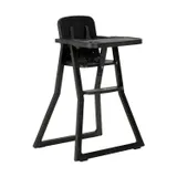 Puck Kinderstoel Plain Zwart