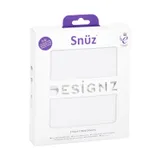 Snuz Crib Fitted Sheets White 2-Pack