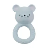 A Little Lovely Company Mouse Bijtring - Blauw