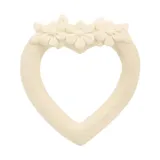 A Little Lovely Company Sweet Heart Bijtring - Cream