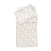 Jollein Dekbedovertrek - Miffy en Snuffy - Nougat - 100 x 140 cm