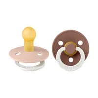 BIBS Colour Fopspeen - Size 1 - Blush Glow/Woodchuck Glow