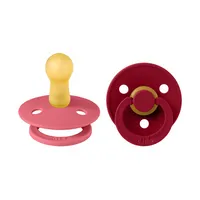 Bibs Fopspeen 6-18mnd Coral/Ruby (2 stuks)