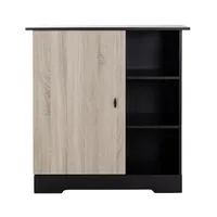 Commode 1 Deur 3 Vakken Basalt