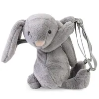 Babyjem Kinderrugzak Pluche Konijn Grijs