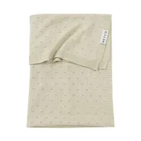 Meyco Wiegdeken Ajour Bamboe Soft Sand 75 x 100 cm