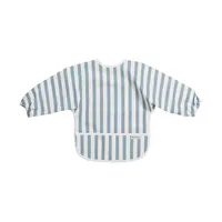 Meyco Mouwslab - Fat Stripe - Jeans Blue - 1-pack