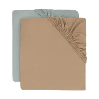 Jollein Hoeslaken Jersey - 2 Stuks - 40/50 x 80/90 cm