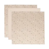 Bebe-Jou Steppe Hydrofiel Doek  -70x70 cm - 3 Stuks