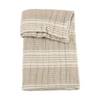 Meyco Deken Pre Washed Hydrofiel Jacquard Stripe Sand 100x150 cm