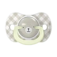 Suavinex Wild & Free SX Pro Fopspeen Symmetrisch - 6-18Mnd - 2 Stuks - Silicone - Grijs