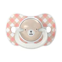 Suavinex Wild & Free SX Pro Fopspeen Symmetrisch - 6-18Mnd - 2 Stuks - Silicone - Roze Glow In The Dark