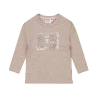 Dirkje T‑Shirt LS – Faded Brown