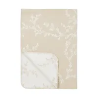 Meyco Baby Ledikantdeken Geweven Branches Sand 100 x 150 cm