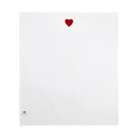 Meyco Baby Ledikantlaken Sweet Heart Red 100 x 150 cm