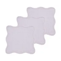 Meyco Baby Wavy Monddoekjes - 3 Stuks - 30 x 30 cm - Badstof