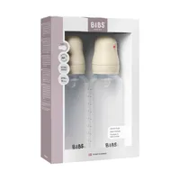 BIBS Fles - Medium Flow - 2 Stuks - 270 ml - Silicone - Ivory 