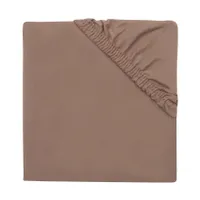 Jollein Hoeslaken Jersey 40/50x80/90cm - Milky Coffee