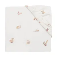 Jollein Hoeslaken Jersey 70/75x140/150cm - Animal Friends
