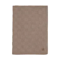 Jollein Deken Wieg - Box Knit - 75 x 100 cm - Milky Coffee