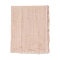 Jollein Ledikantdeken Fringe Moonstone / Ivory GOTS 120 x 120 cm